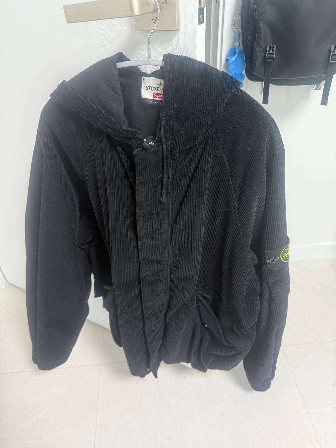 슈프림X스톤 코듀로이 후드집업 상품이미지1