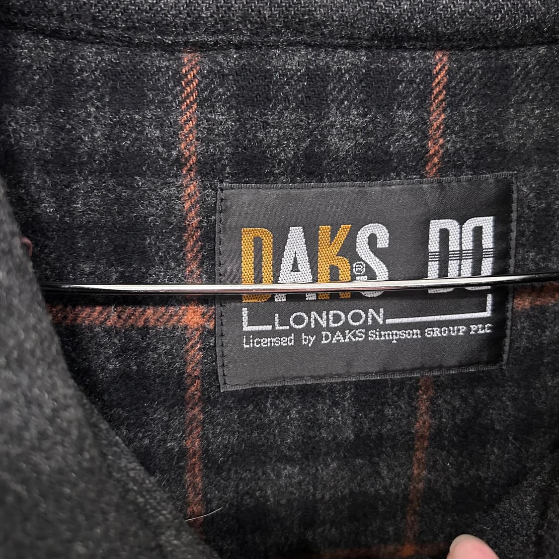 닥스 런던 울 후드탈착 카라 더플코트 상품이미지3