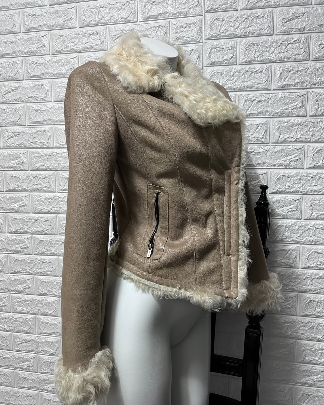 00‘s Y2K Shearling Short Jacket 상품이미지3