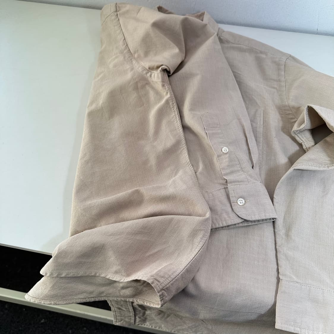 105 폴로 랄프로렌 베이지 포니 원포켓 셔츠 상품이미지5