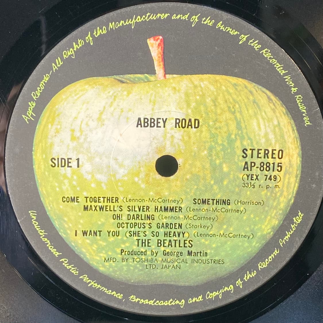 (수입중고LP-팝록) The Beatles -Abbey Road 상품이미지4