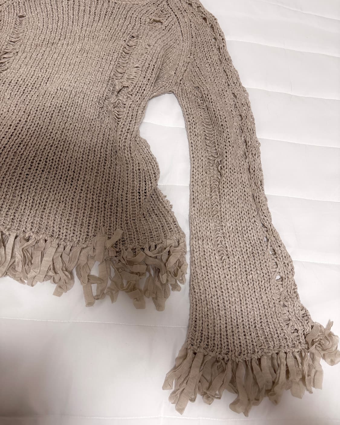 일본 빈티지 그런지 디스트로이드 긴팔 니트 임수정 상품이미지2