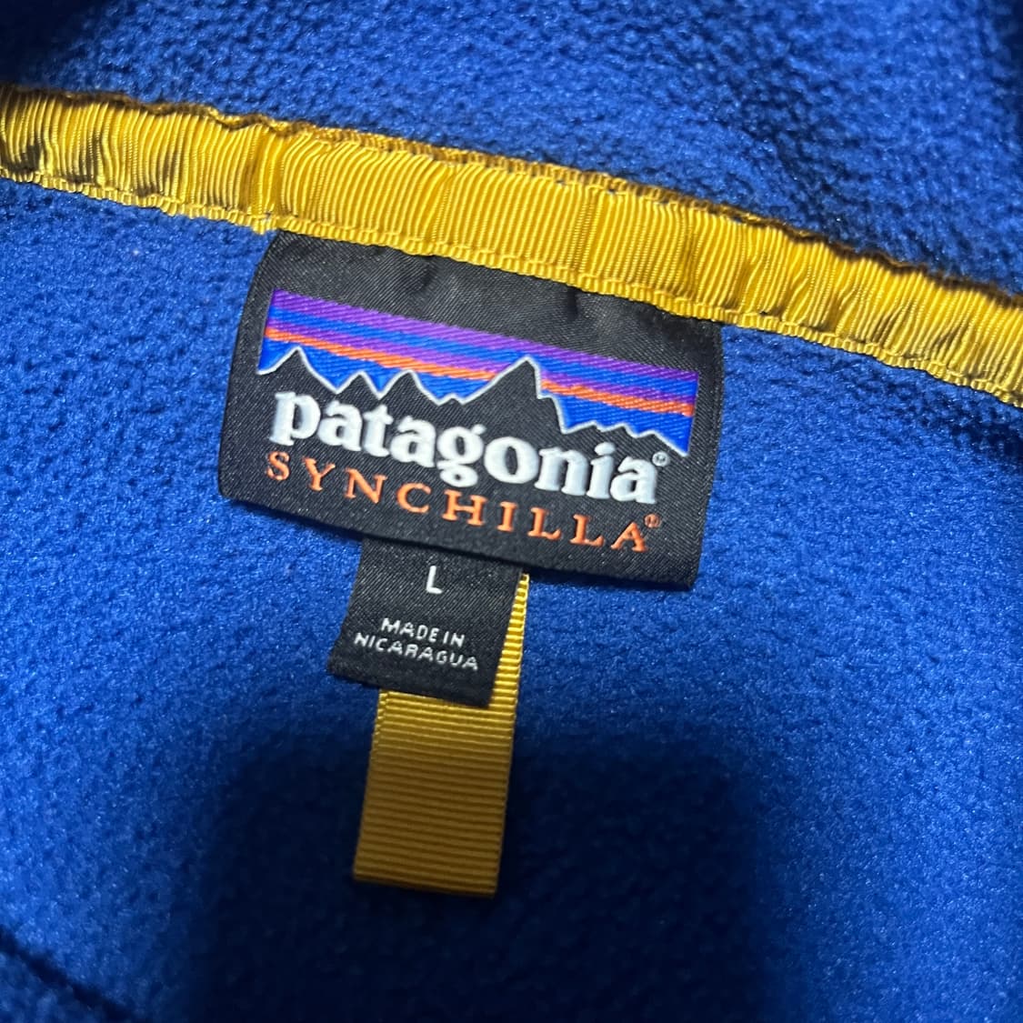 파타고니아 신칠라 투톤 컬러 스냅티 L 상품이미지4
