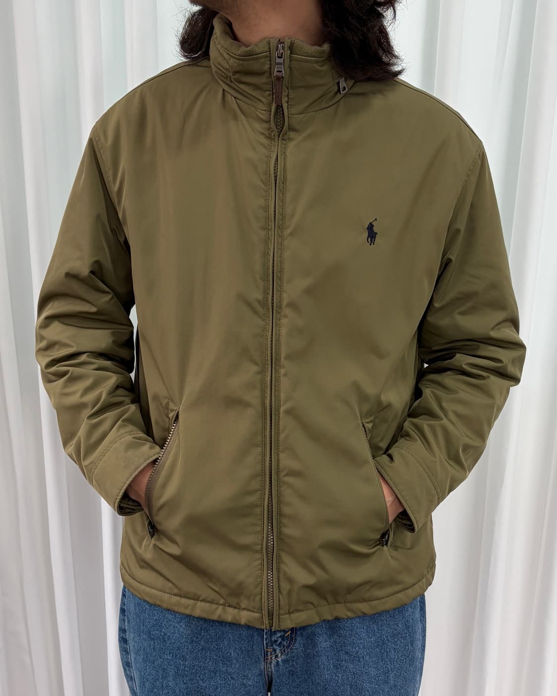 [L]폴로 랄프로렌 폴리쉘 모크넥 페리 자켓 상품이미지3