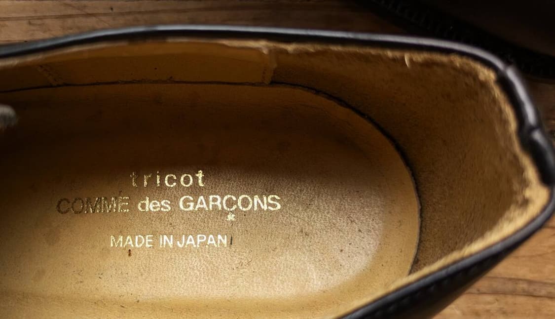 꼼데가르송 레이디스 플레인토 더비슈즈 상품이미지7