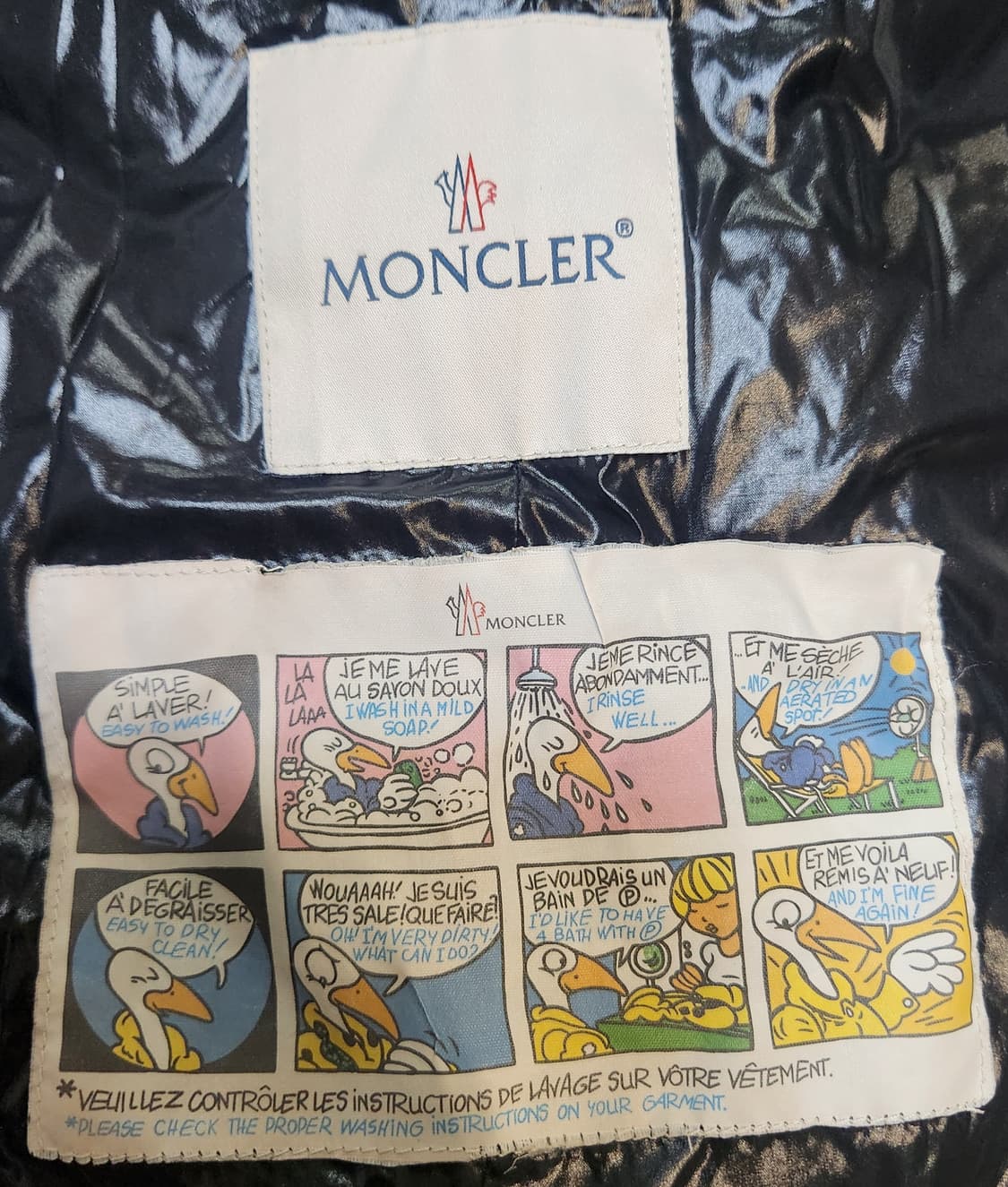 [정품]몽클레어 패딩 알비지아 (풀마러스) 폭스퍼 와인/블랙 2 새상품급 상품이미지8