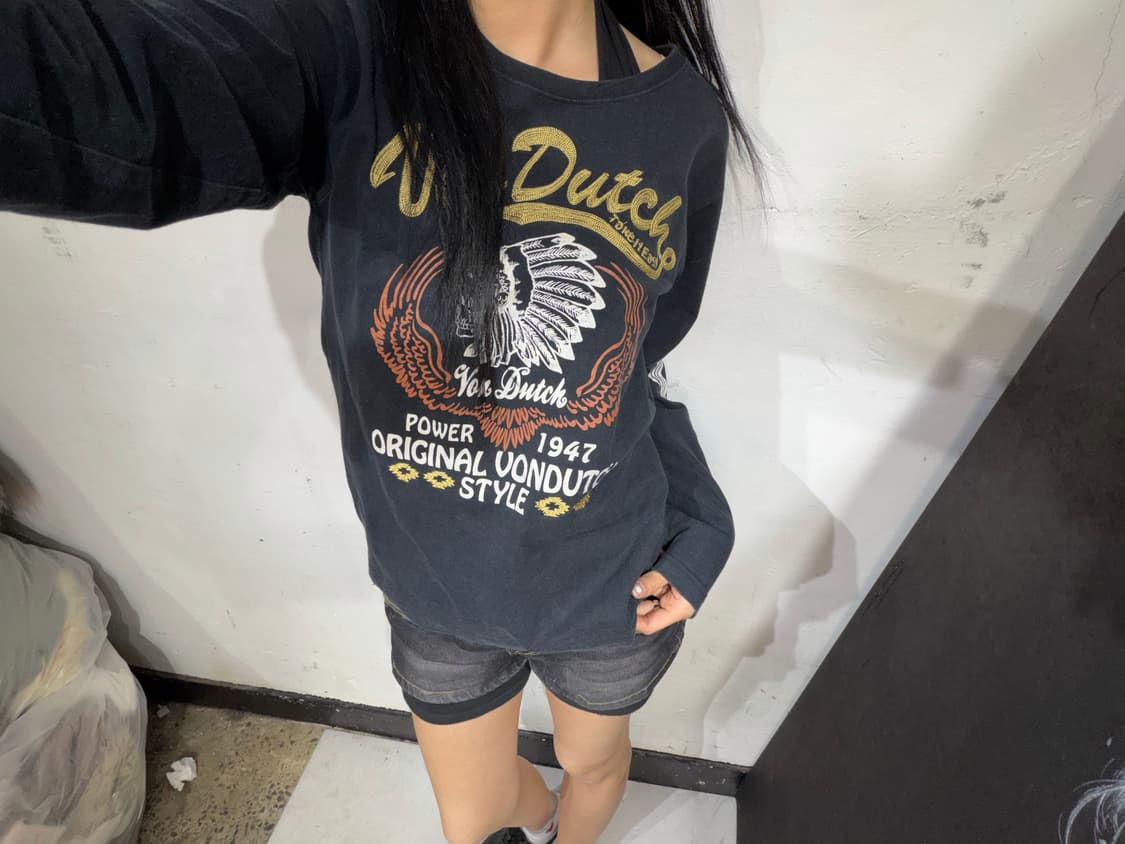 본더치 롱슬리브 긴팔티 M 상품이미지1