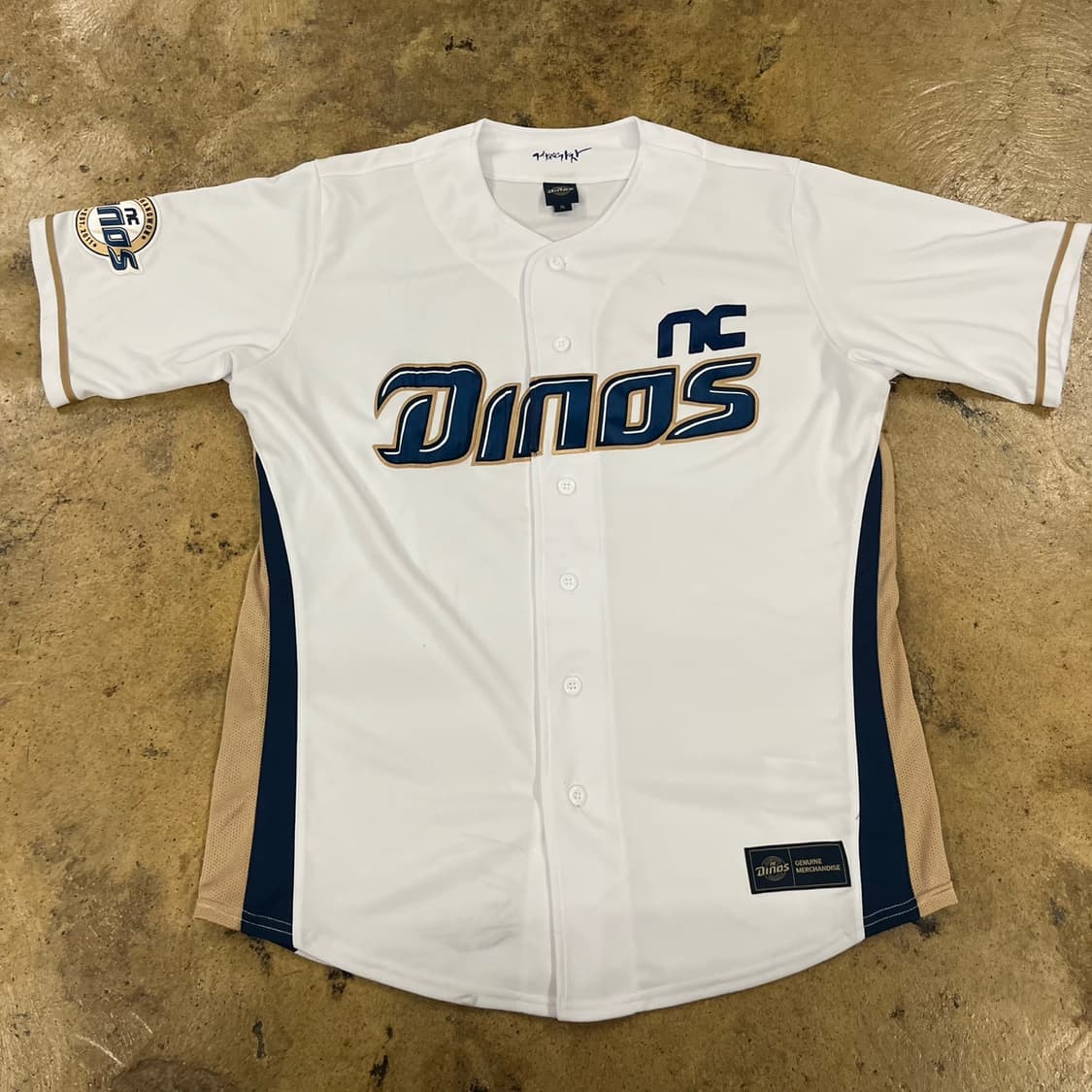 [XL] NC 다이노스 야구 유니폼 화이트 b15 상품이미지2