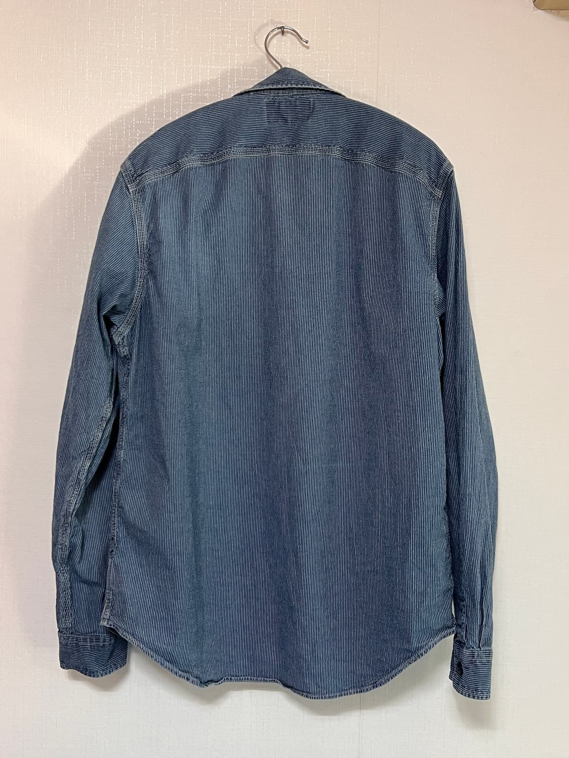 Rrl 셔츠 m / 스트라이프 히코리 더블알엘 데님 워크 트러커 자켓 상품이미지2