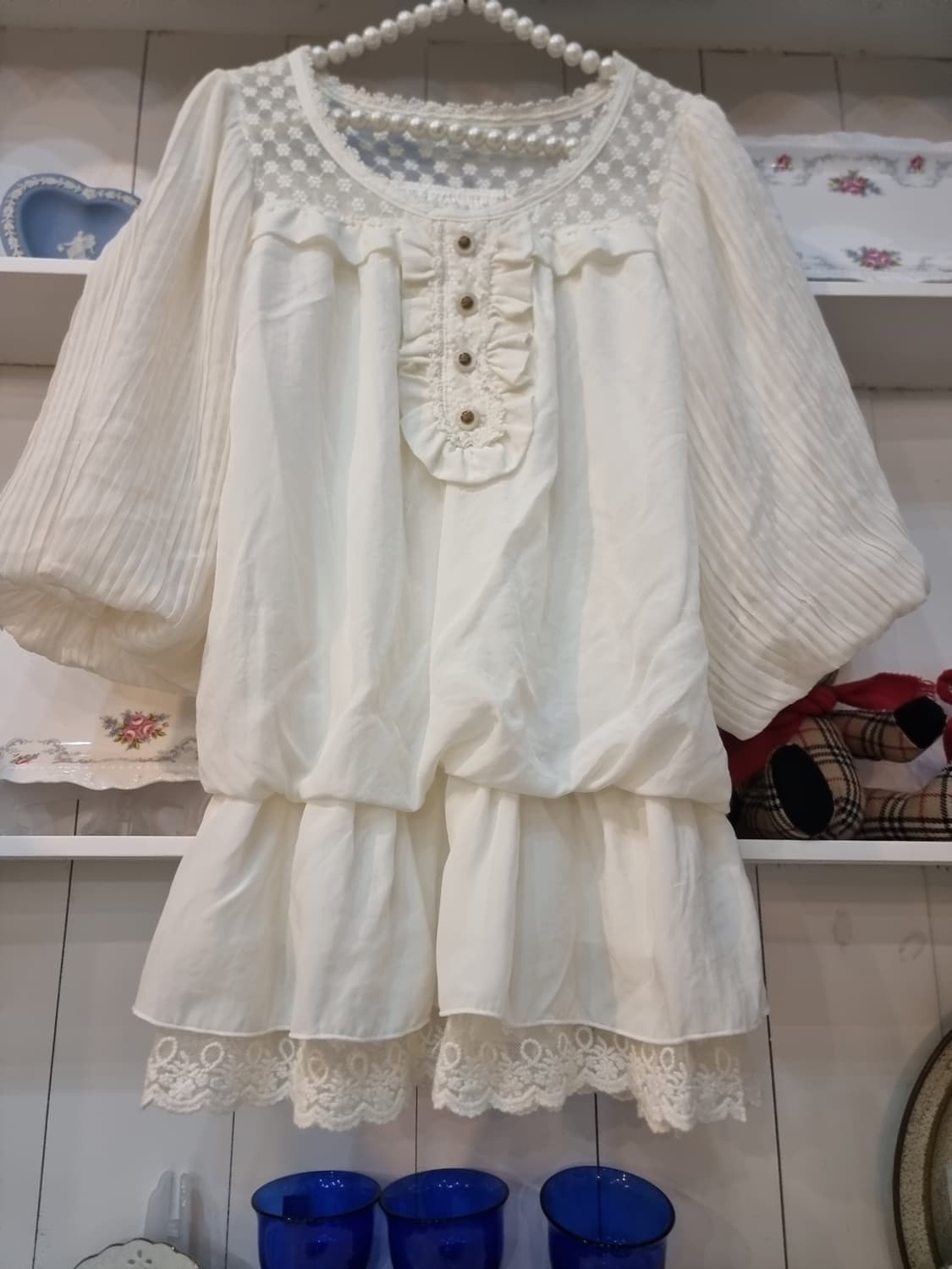 LIZ LISA 리즈리사 클래식 벌룬 레이스 튜닉 상품이미지3