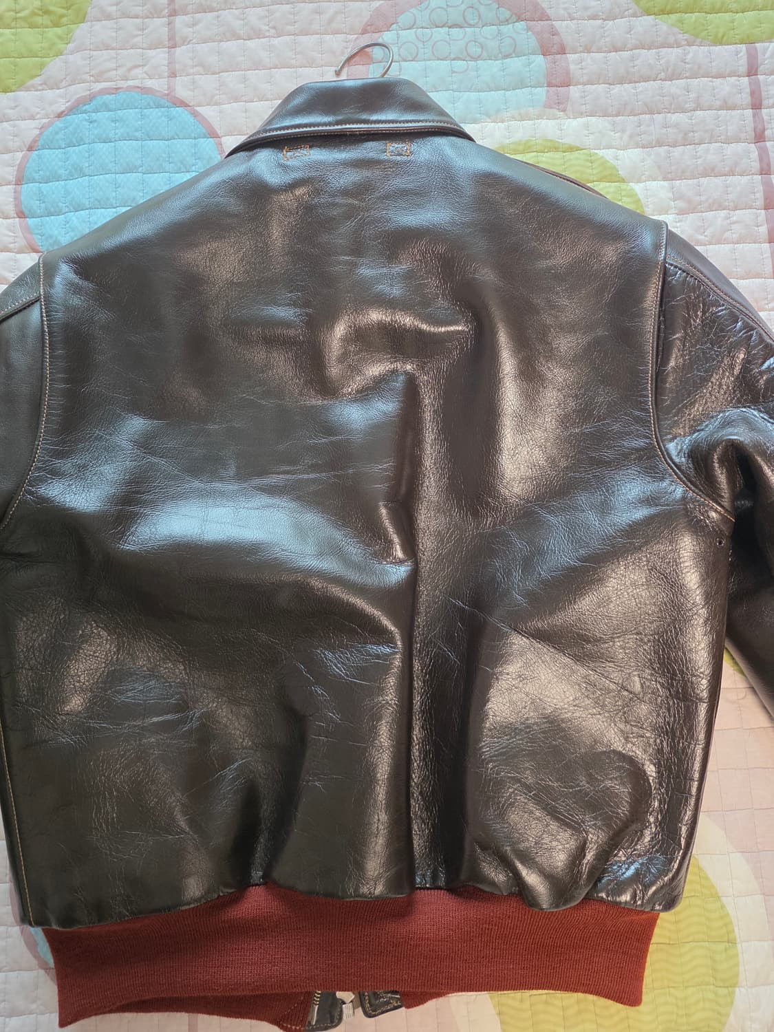 버즈릭슨 Buzz Rickson's A-2 레드립   말가죽 자켓 44 상품이미지5