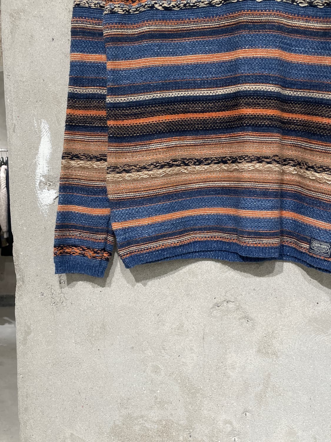 데님 앤 서플라이 랄프 로렌 믹스 에스닉 헨리넥 니트 상품이미지4