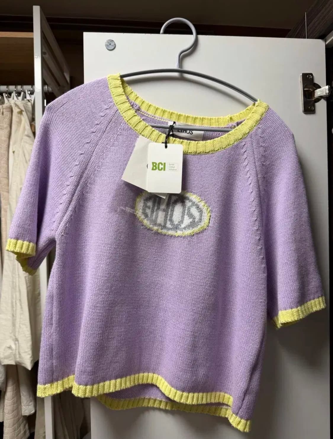 에토스 니트 탑 퍼플 상품이미지2