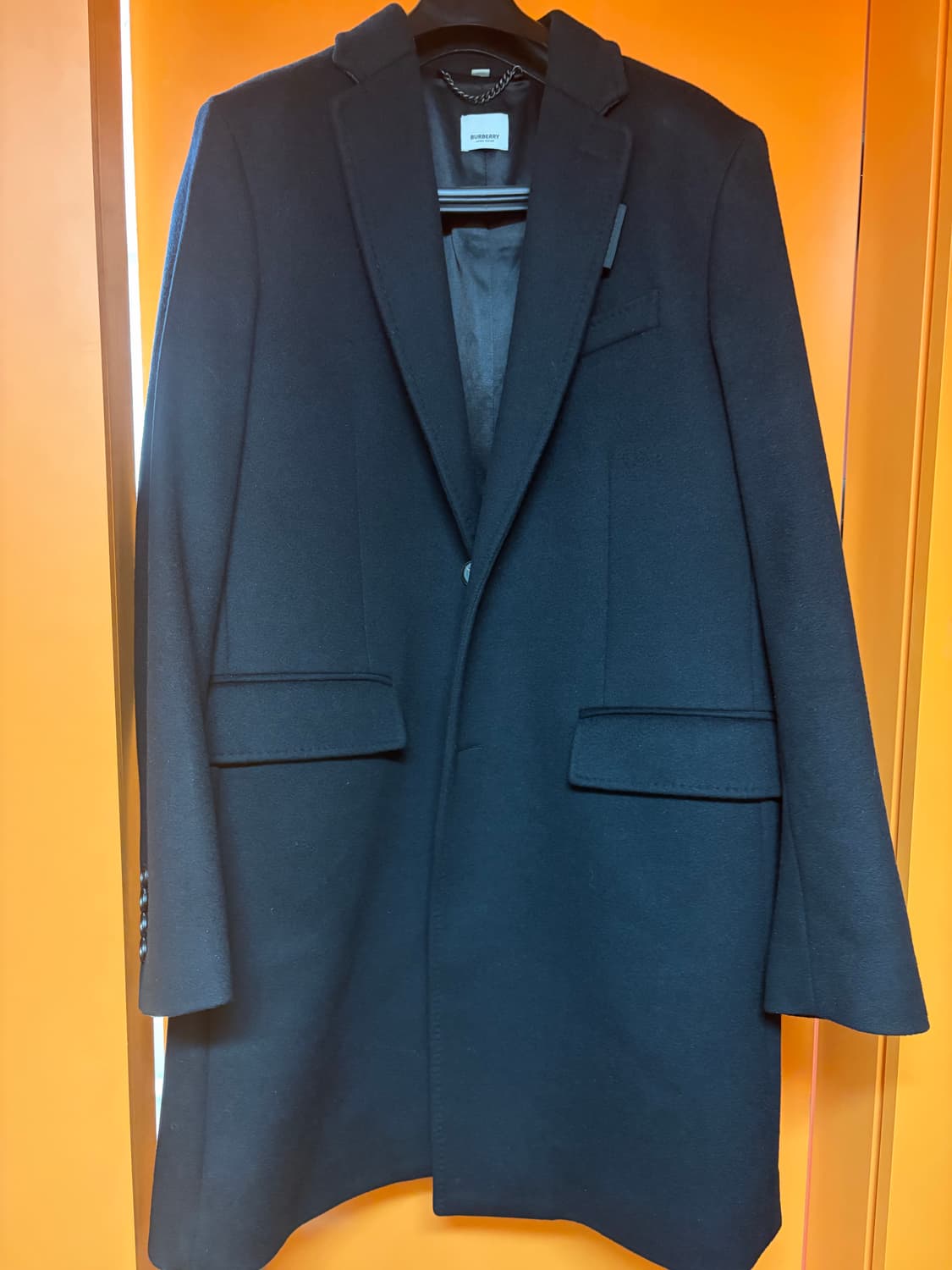 (50) 버버리 울 캐시미어 테일러드 코트 상품이미지1