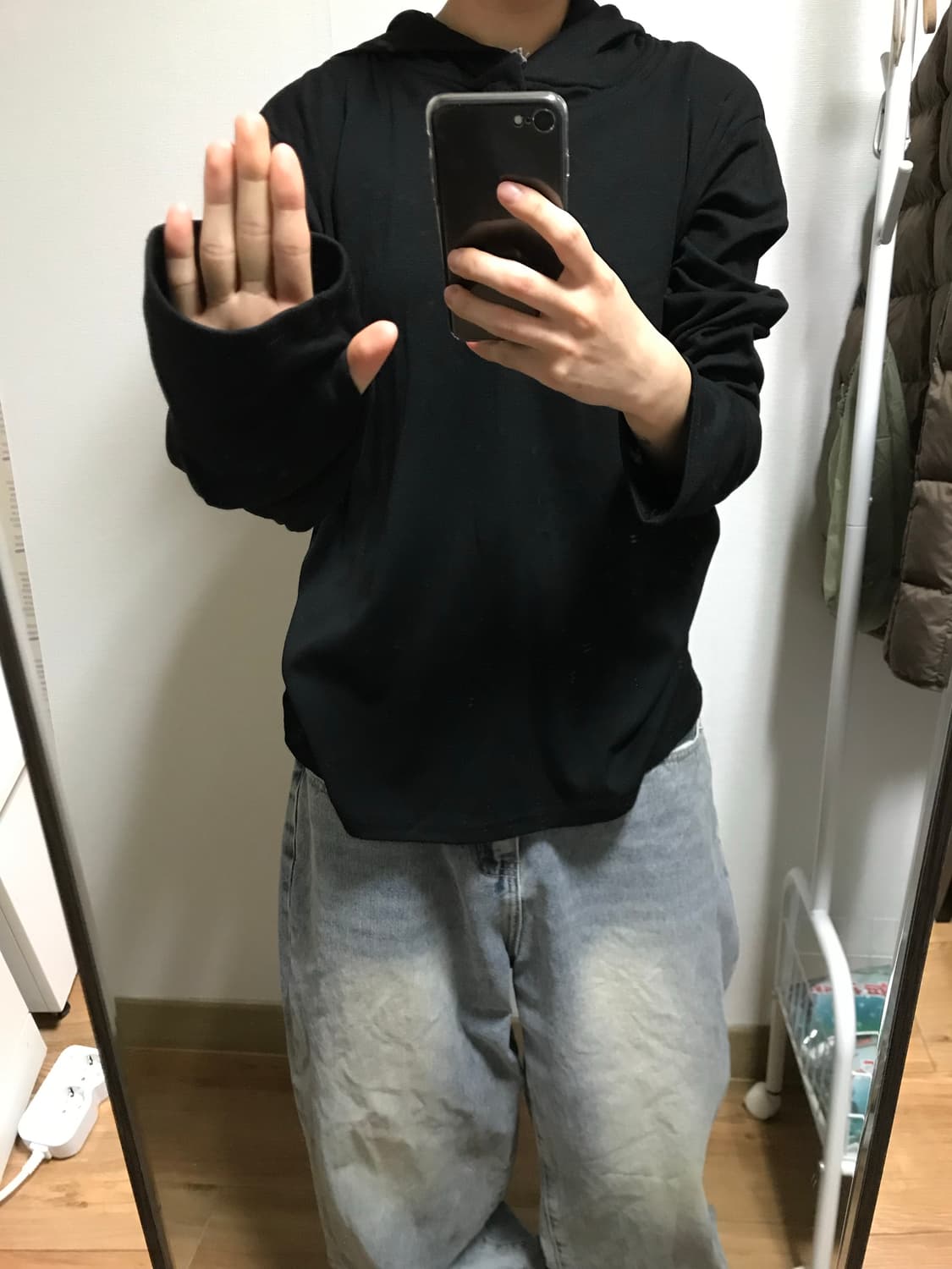 핑거홀 후드슬리브 상품이미지2