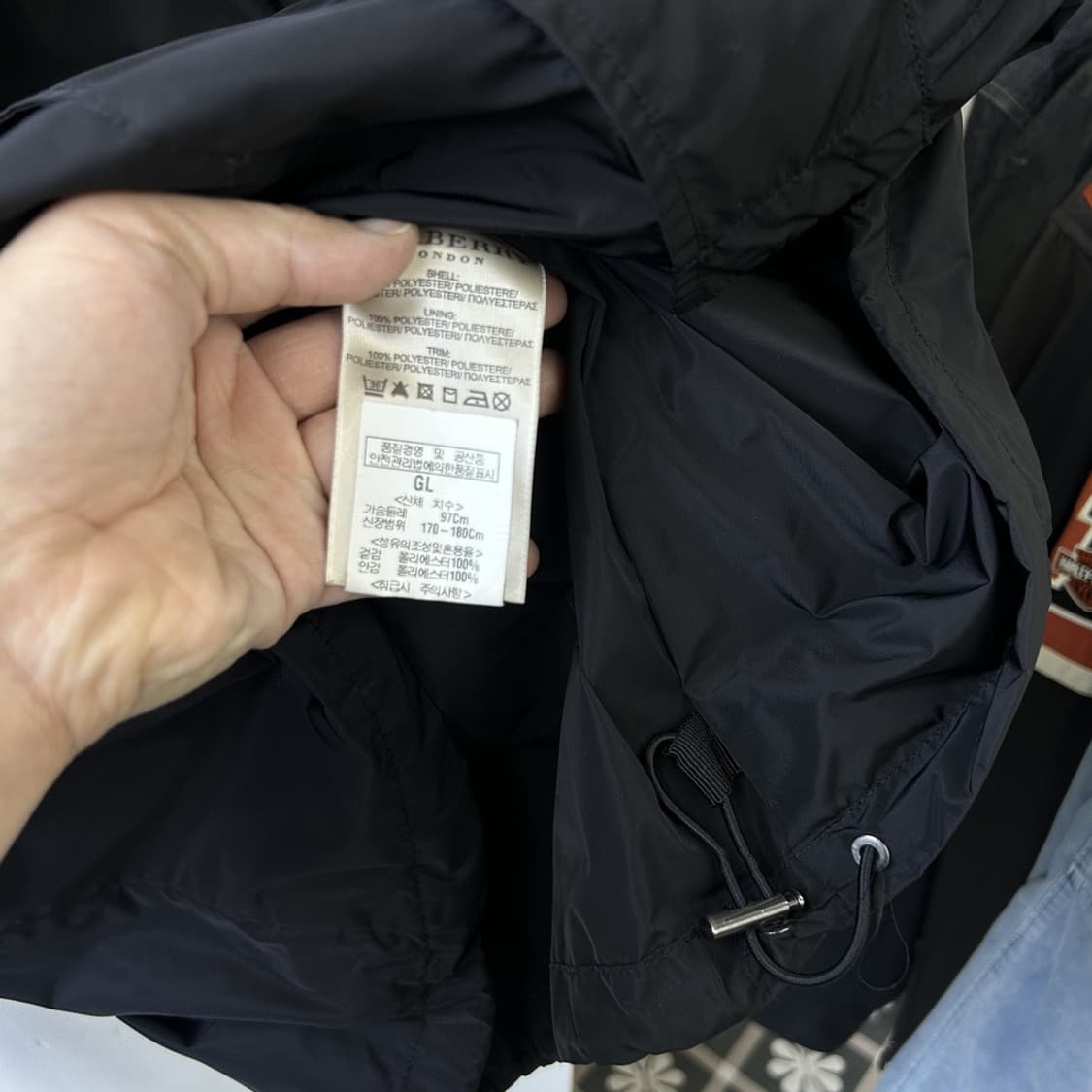 15329 - 버버리 블랙 나일론 자켓 상품이미지7