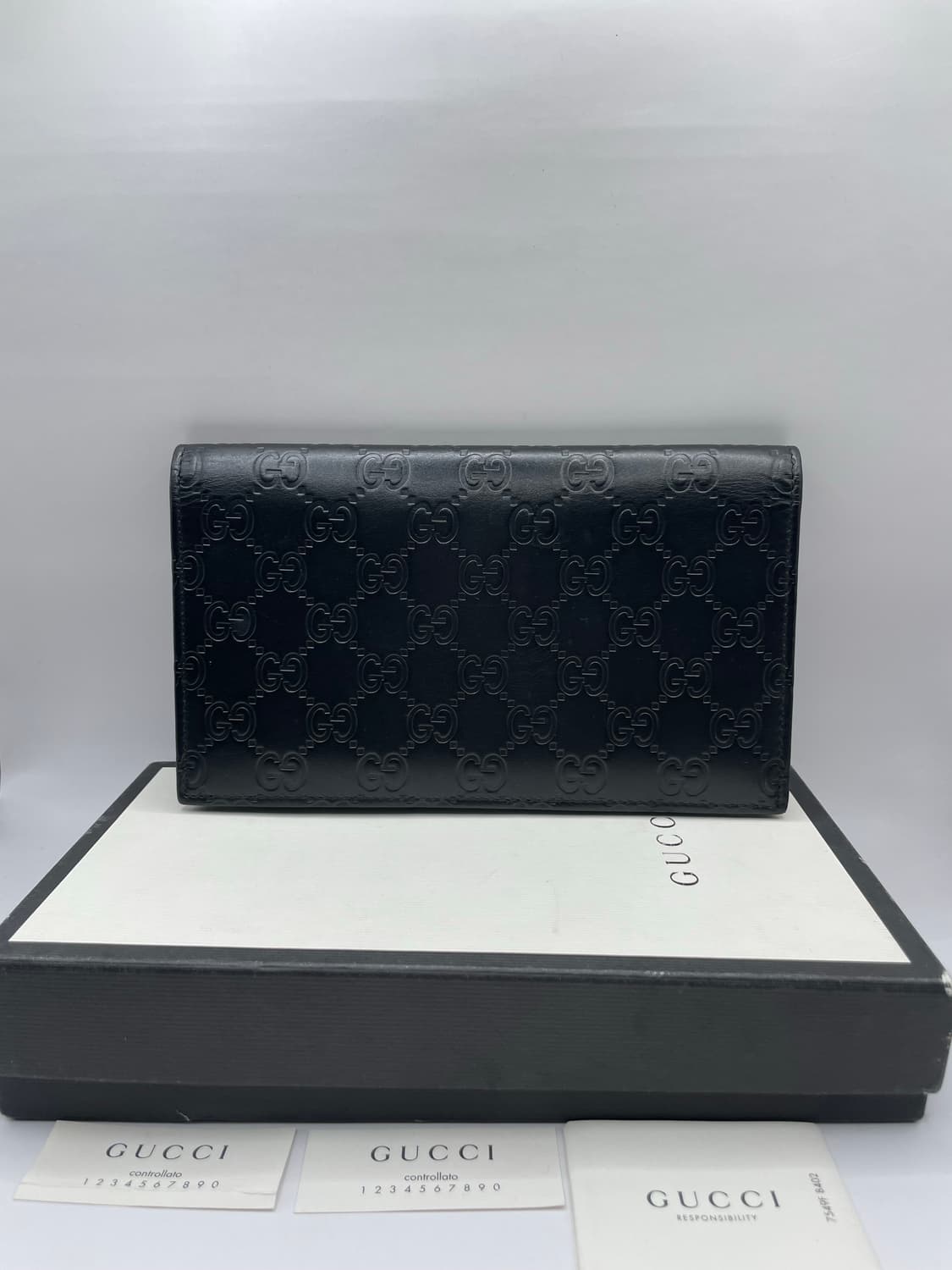 구찌 클러치 장지갑 322210 블랙 상품이미지1