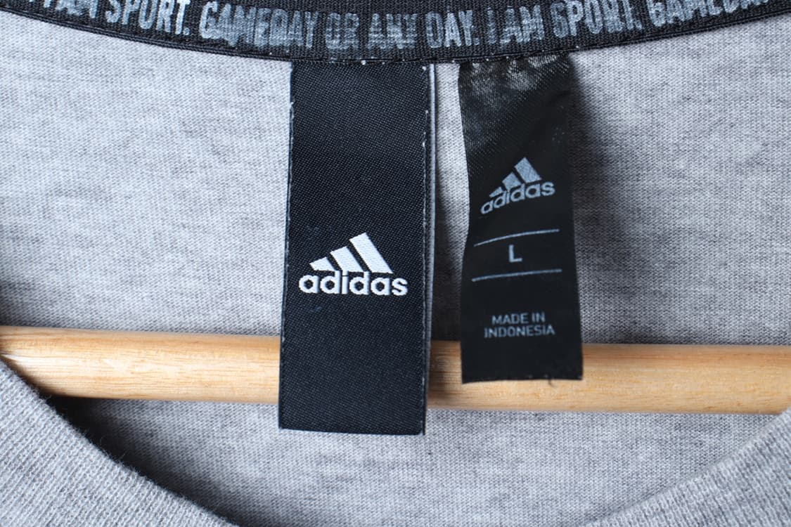 (L-XL) 아디다스 반팔 티셔츠 스몰로고 그레이 올드스쿨-H30129 상품이미지6
