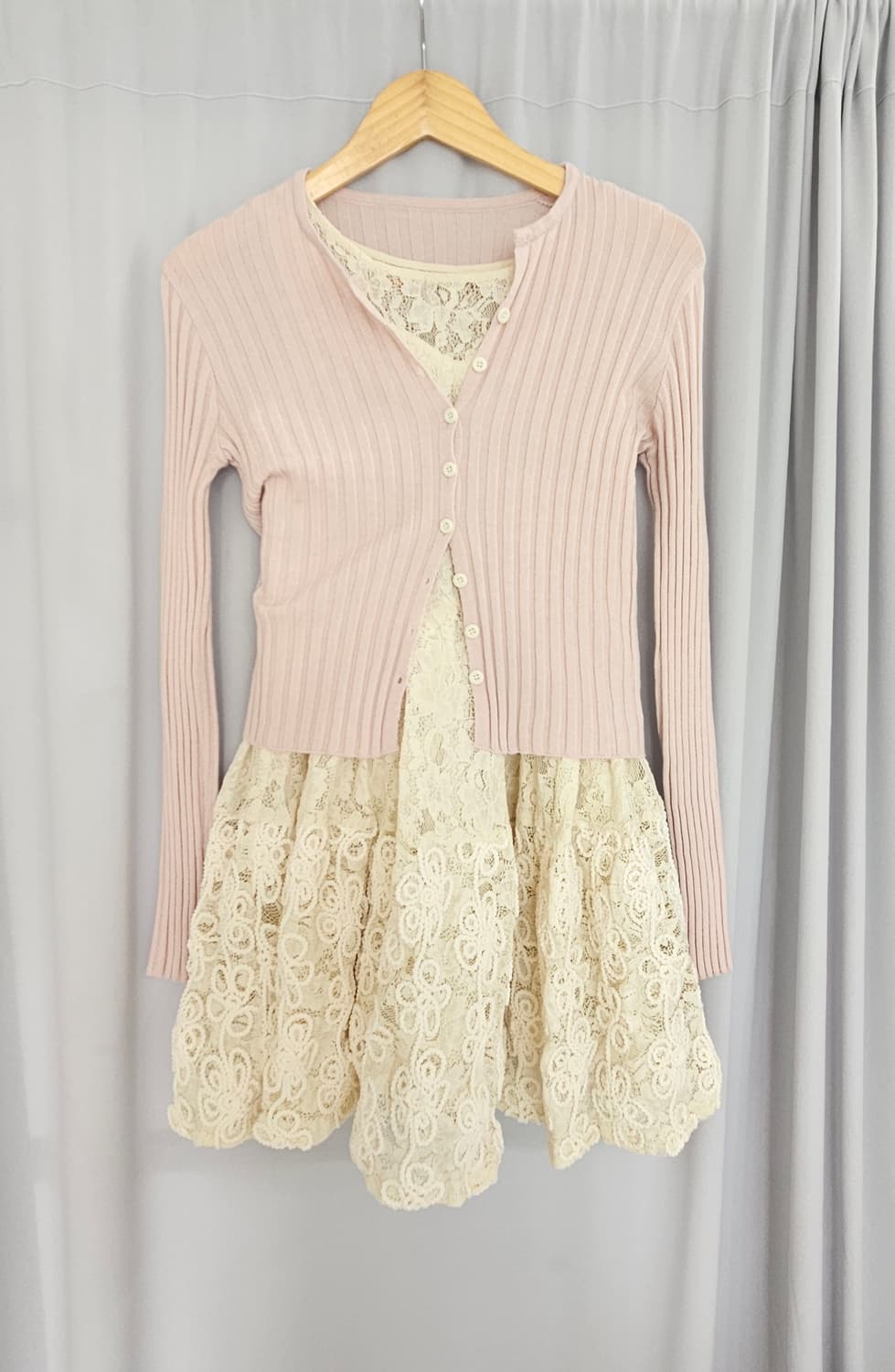 일본 빈티지 코디세트 (원피스/가디건) 상품이미지3