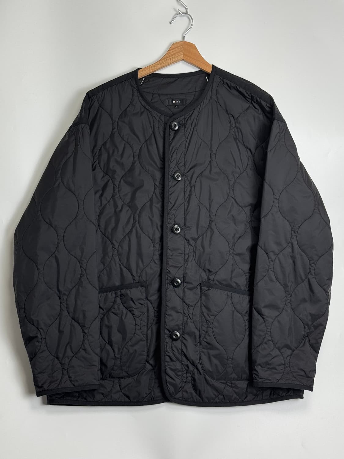 빔즈 경량패딩 라이너 퀼팅 자켓 블랙 L 상품이미지1
