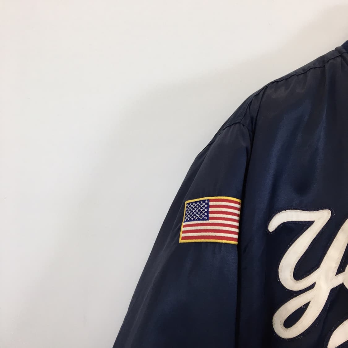 마제스틱 양키스 00s 성조기 바시티점퍼 L  상품이미지2