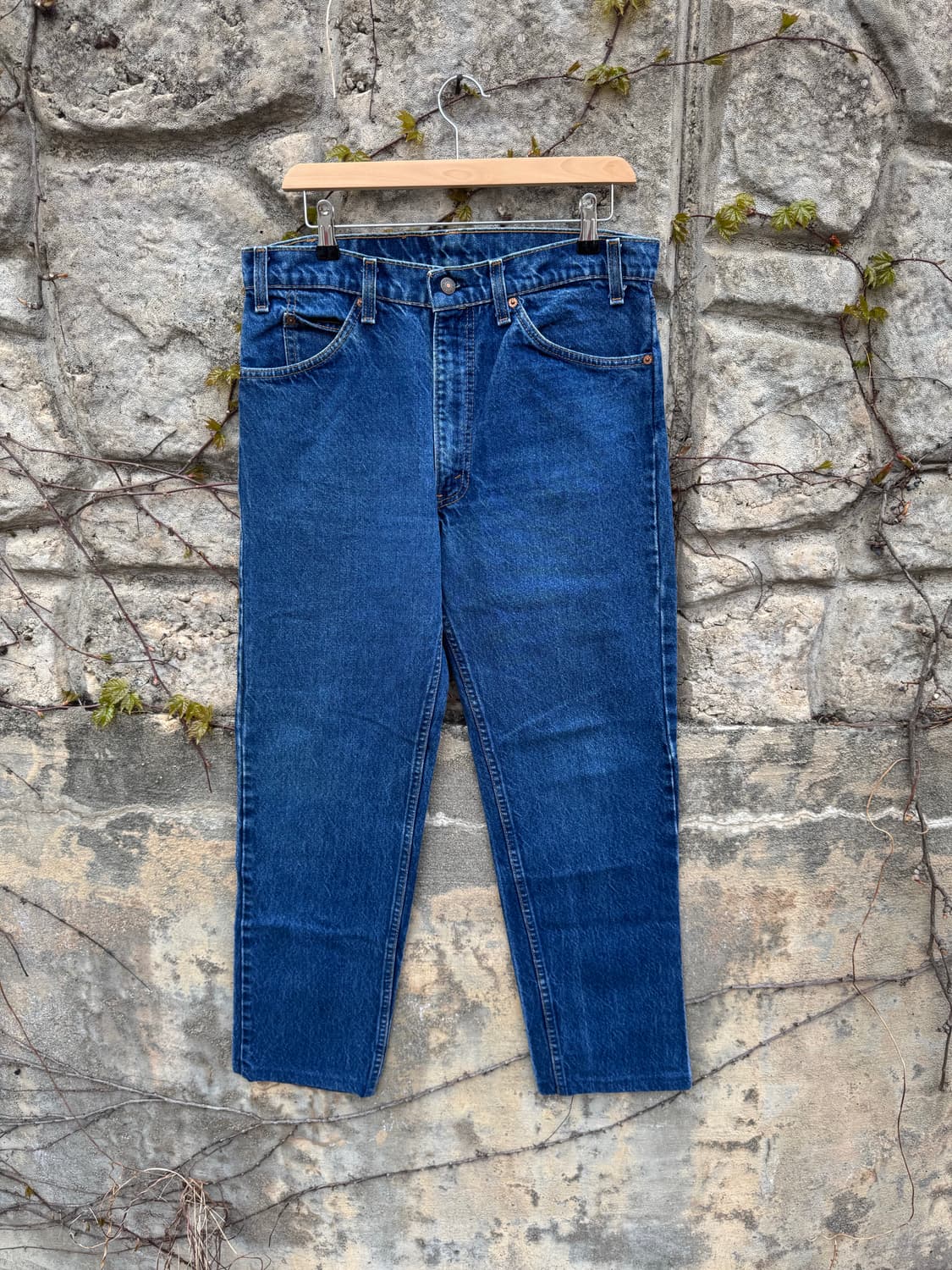 80s 리바이스 빈티지 505 오렌지탭 블랭크탭 워싱 데님 팬츠 34 상품이미지1