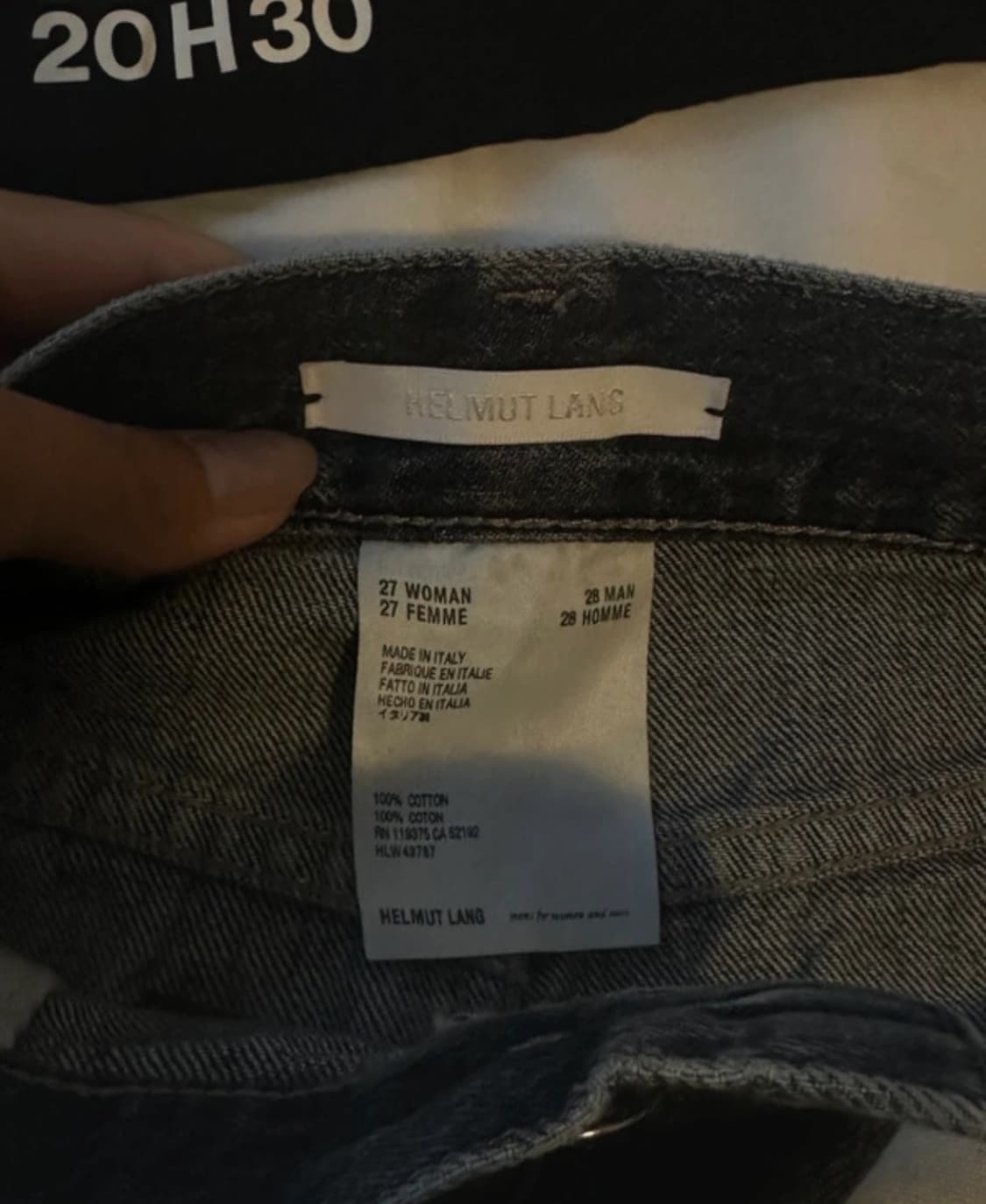 헬무트랭 데님 미니스커트 상품이미지2