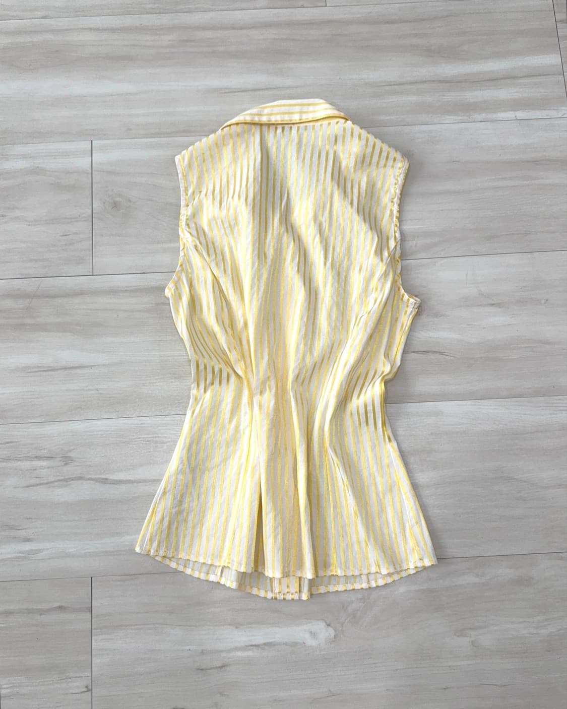 Lemon Striped Sleeveless Shirt 상품이미지10