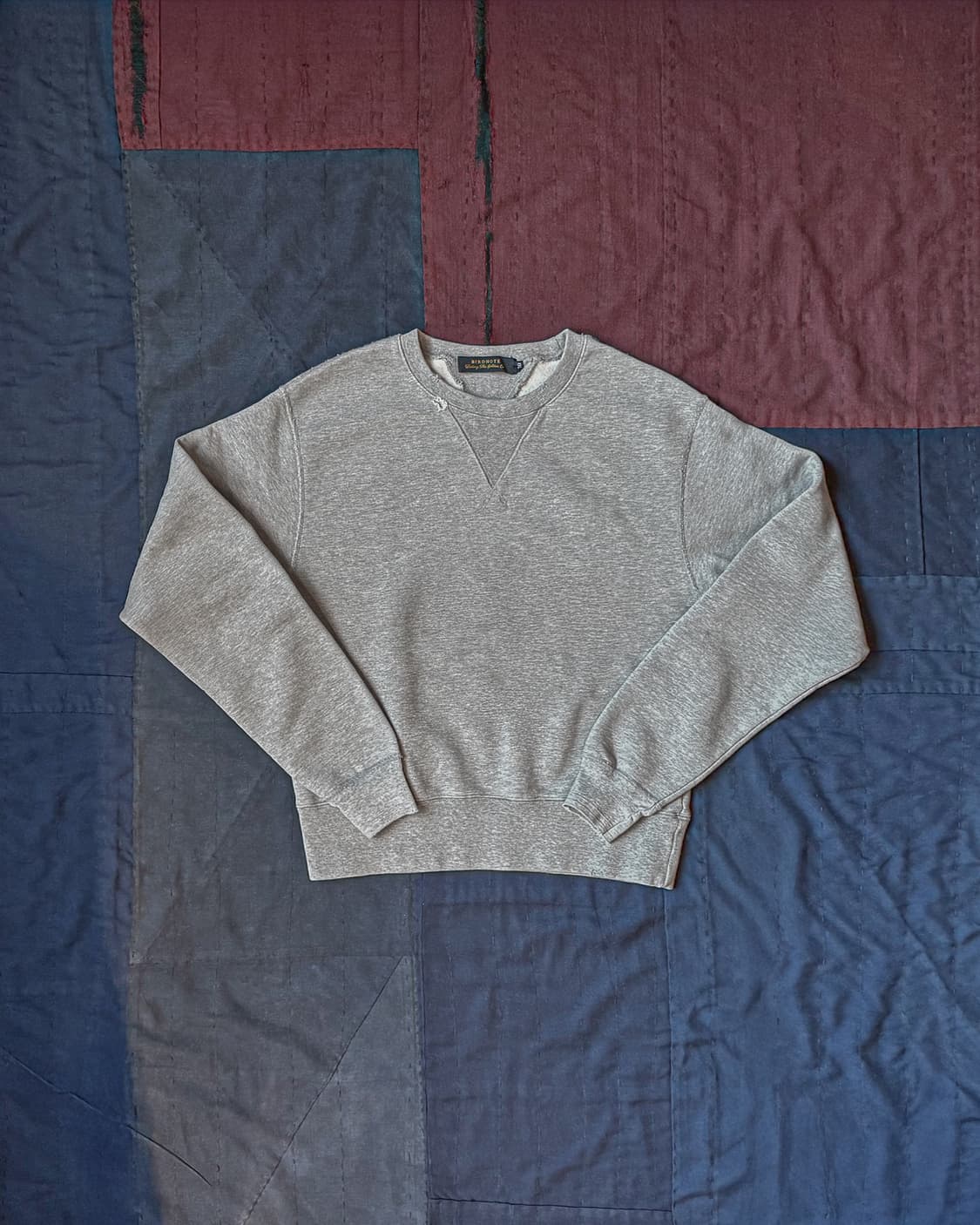 버드노트 스웻 셔츠 멜란지 상품이미지1