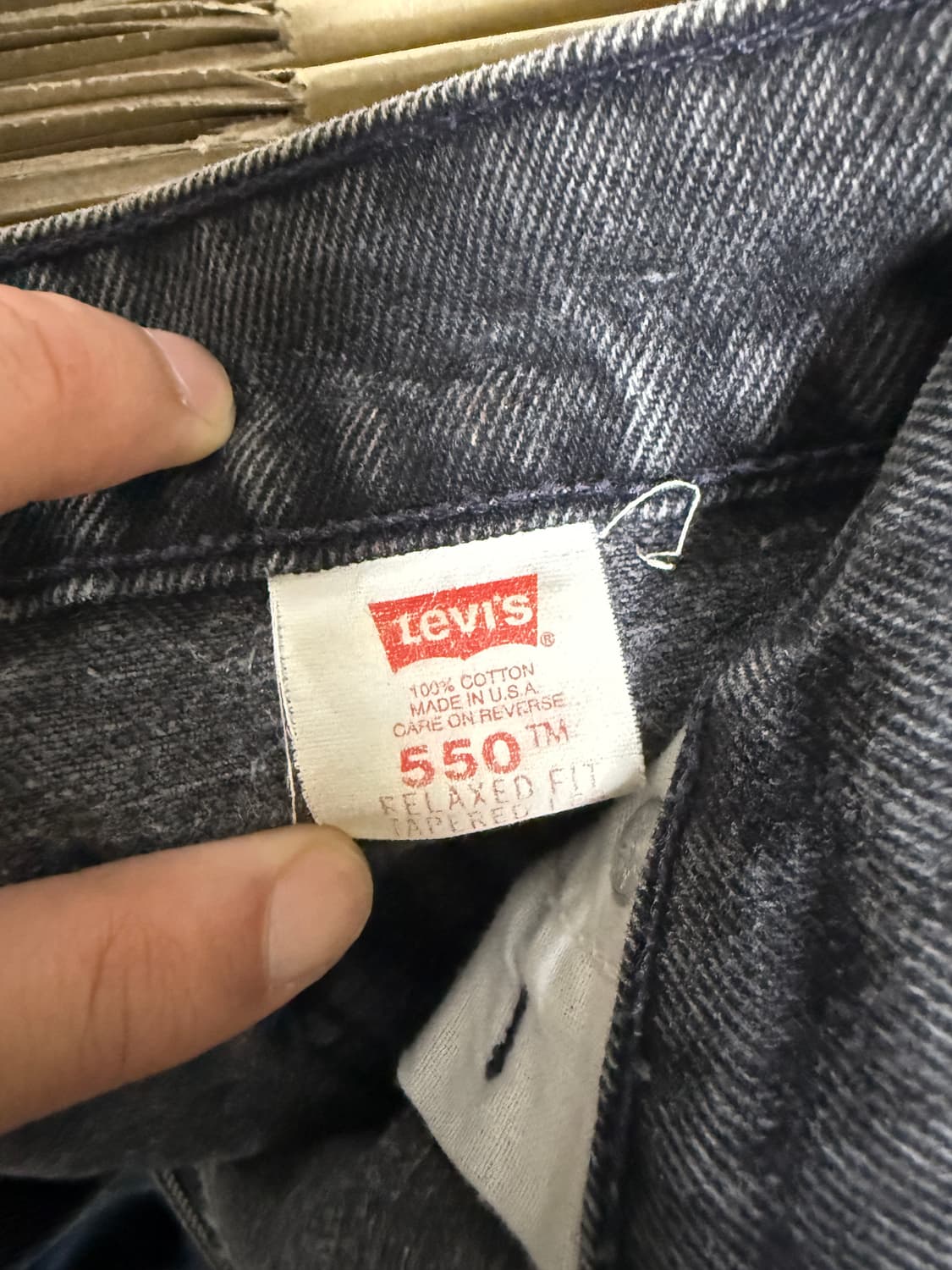 90s 빈티지 리바이스 550 36/30 상품이미지4