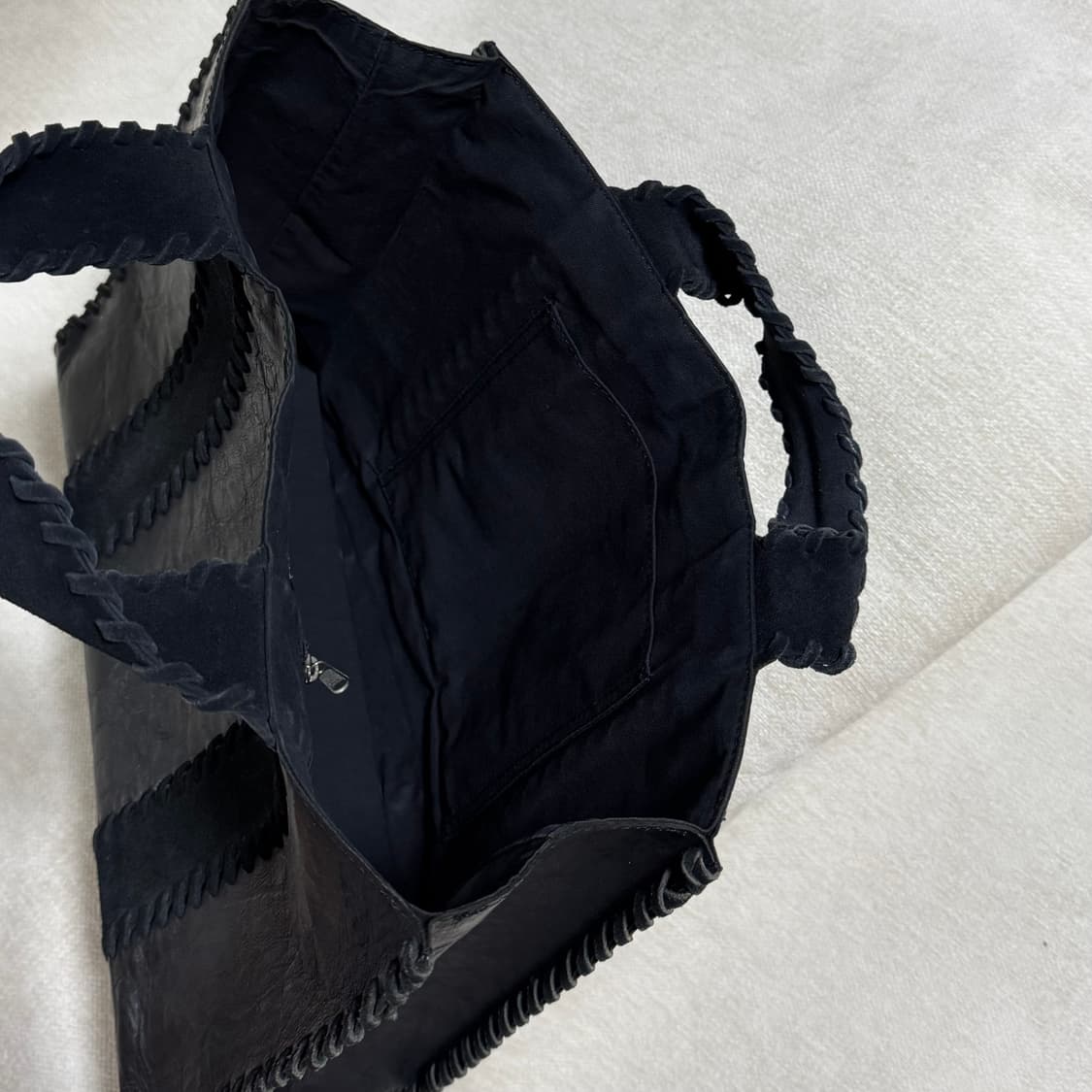 Leather Tote Black Bag 상품이미지6