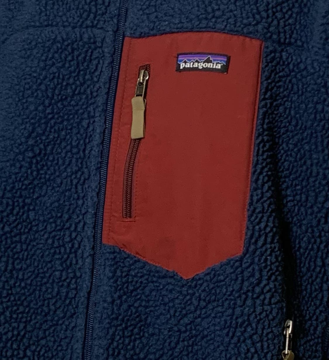 10s 파타고니아 레트로-X 네이비/레드 상품이미지2