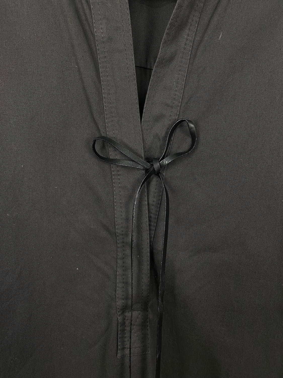 Gucci 구찌 양가죽 타이 넥 셔츠 42 <454> 상품이미지2