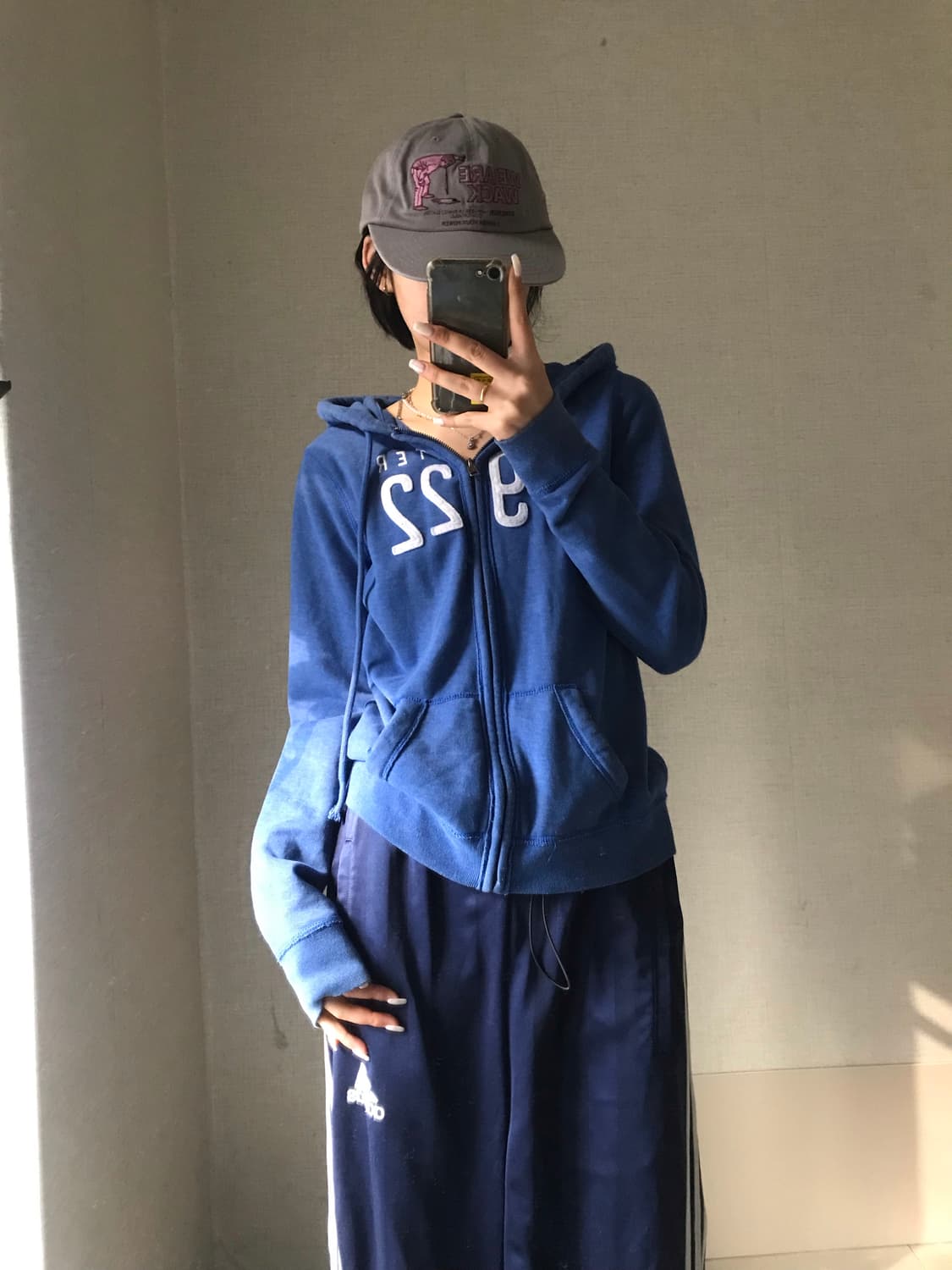 홀리스터 블루 후드집업 상품이미지5