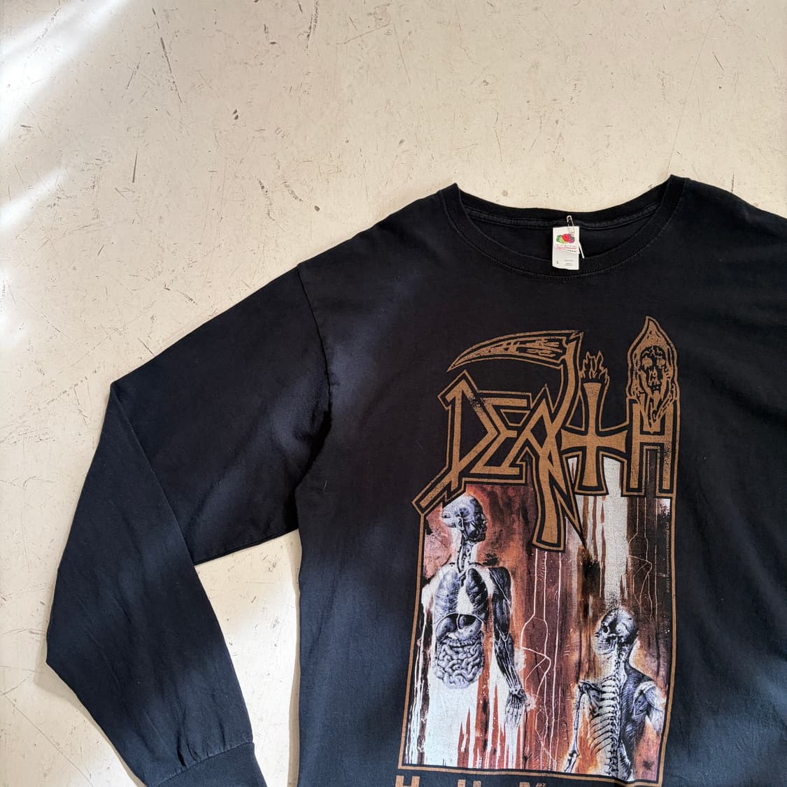Death 데스 빈티지 Human 앨범커버 롱슬리브 L 상품이미지2