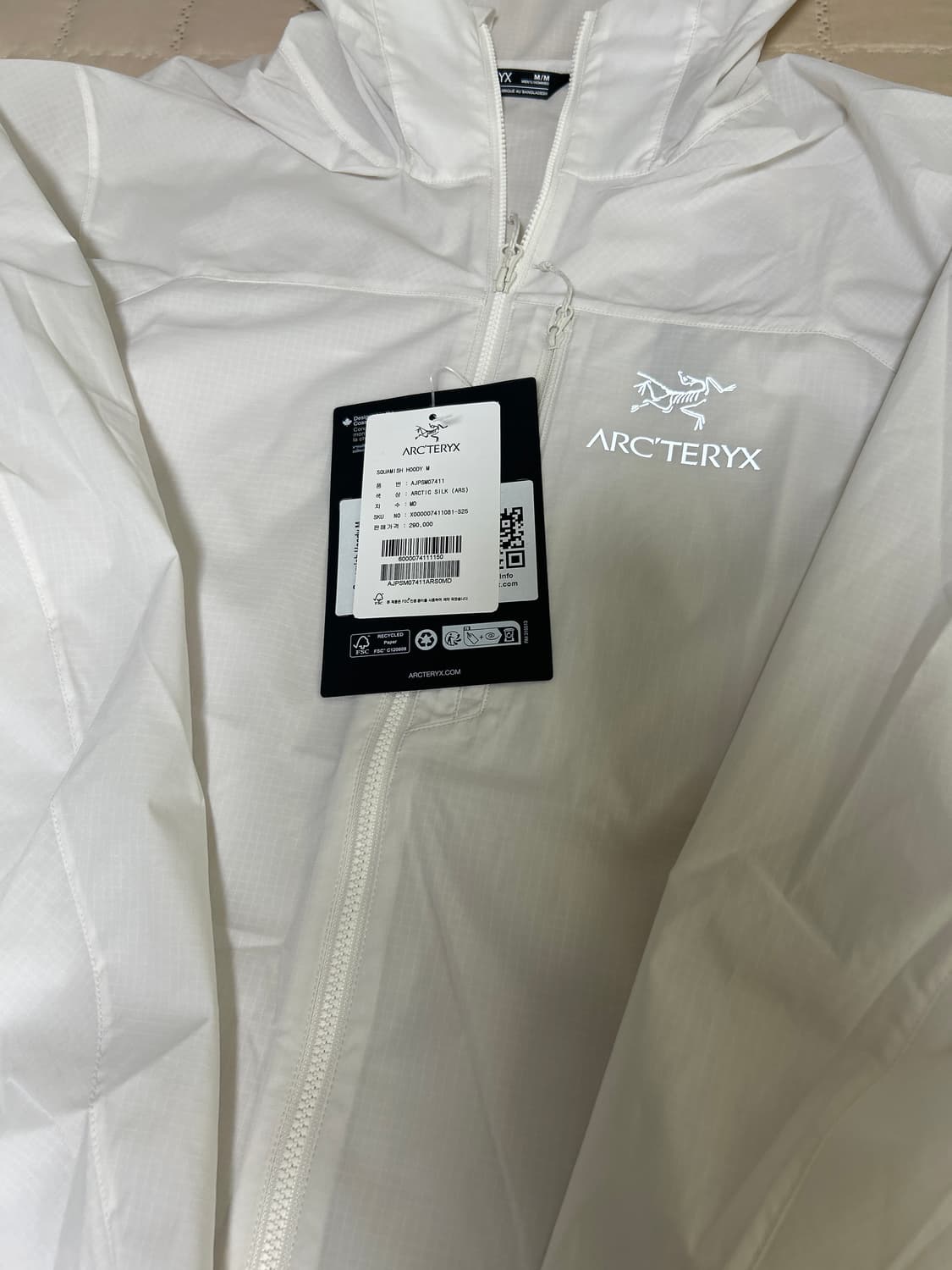 아크테릭스 스쿼미시 후디 아크틱 실크 M 상품이미지1