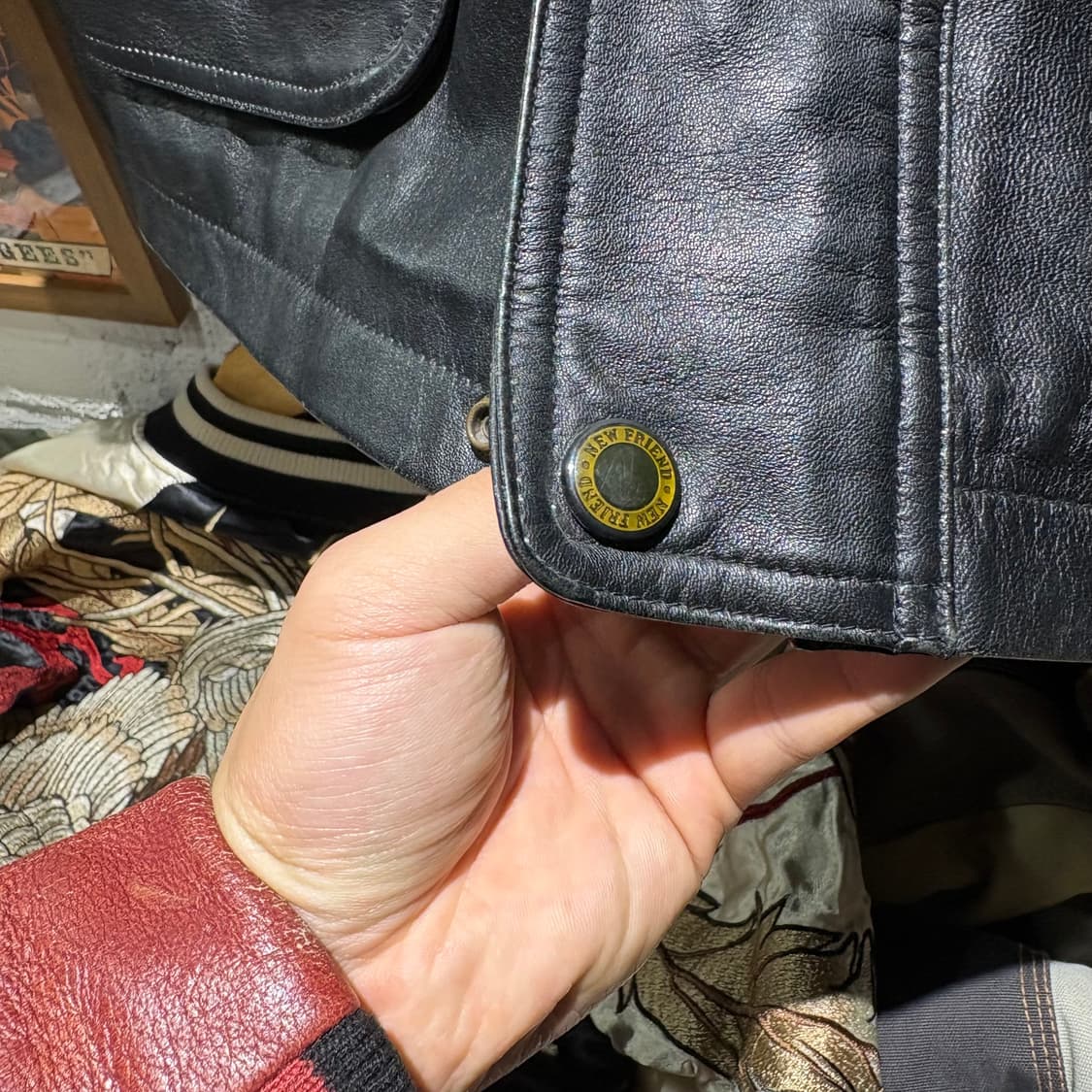 이테리 100%양가죽 빈티지 레더자켓 상품이미지2