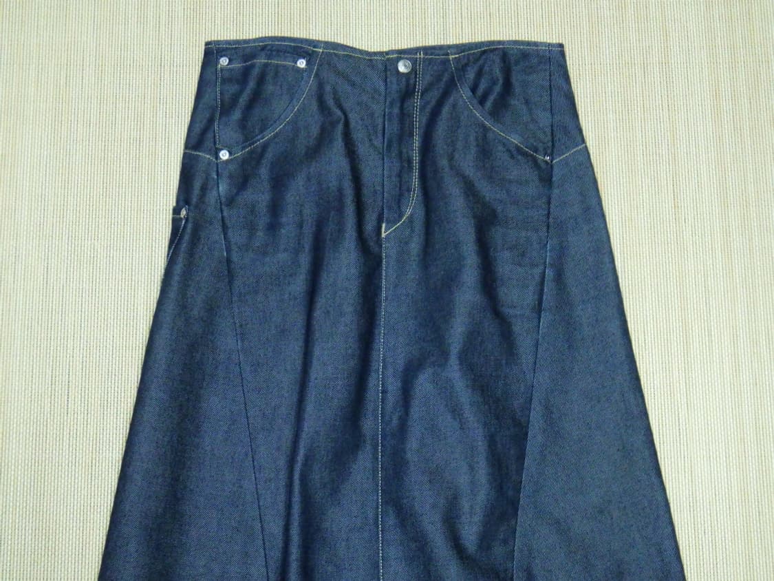 (호칭80) Levis 리바이스 엔지니어드진 A라인 스커트 상품이미지3