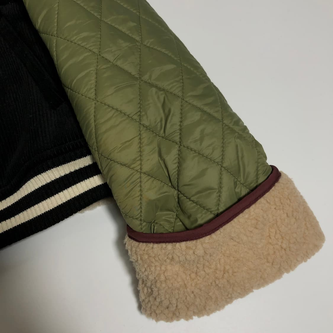 JS뉴욕 퀄팅 스웨이드 점퍼  상품이미지5