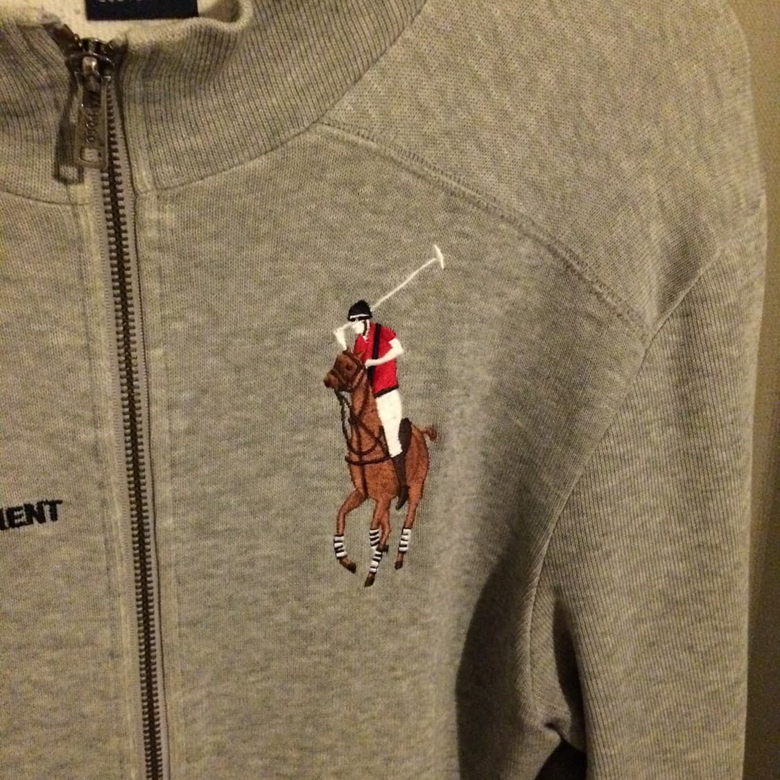 폴로 빅포니 그레이 니트 집업 상품이미지6