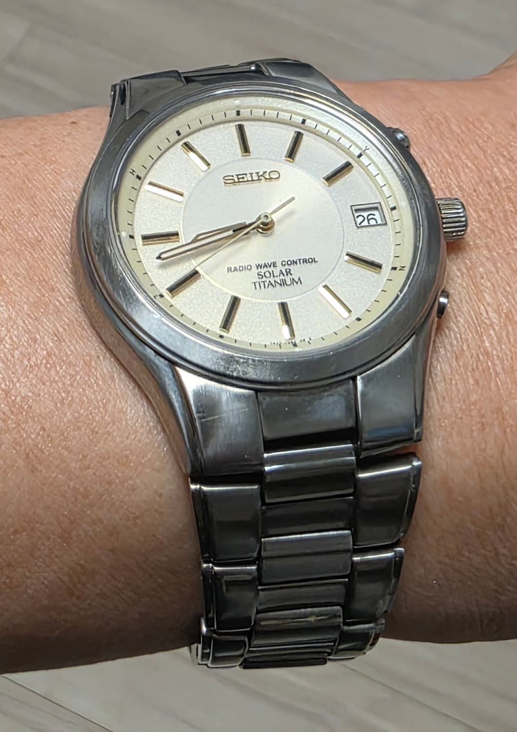 세이코 라디오 전파 솔라 스피릿 티타늄 7B42-0AN0시계 상품이미지3