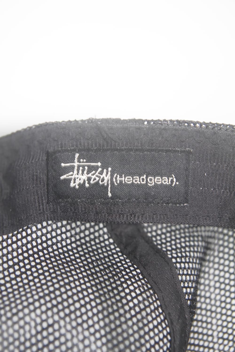 올드 스투시 아카이브 스컬 레더 매쉬 캡 상품이미지6