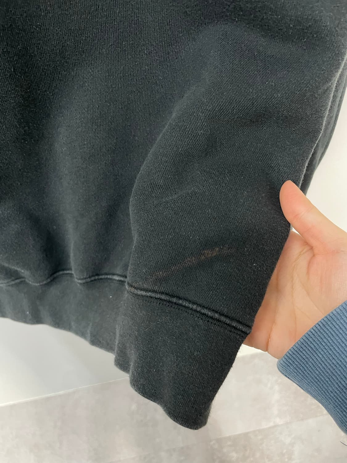 디스이즈네버댓 백로고 블랙 맨투맨 H1844 상품이미지10