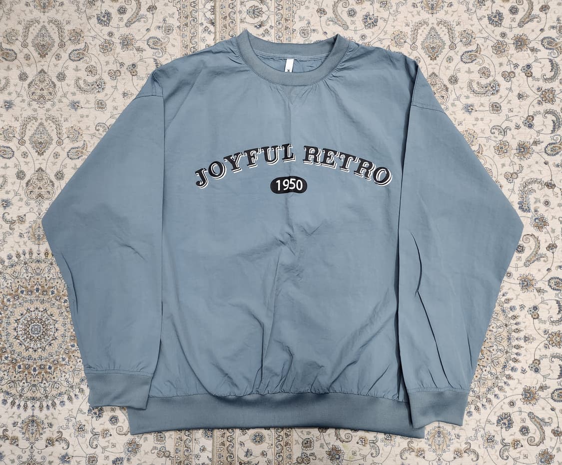 맥우드건 JOYFUL RETRO 블루종 웜업자켓 M (크게나옴) 상품이미지1