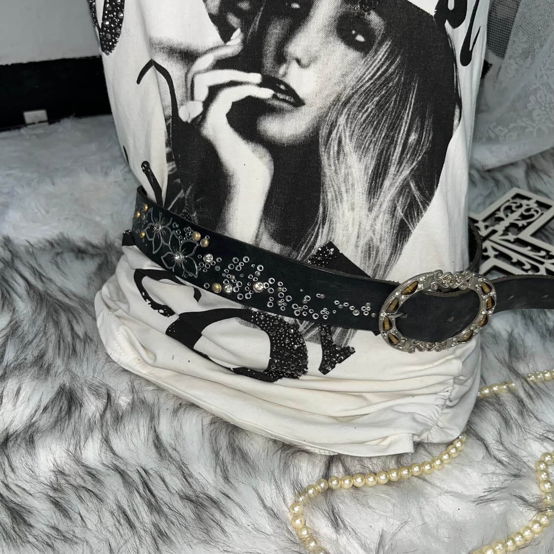 빈티지 플라워패턴 페어리 앤틱 벨트 상품이미지2