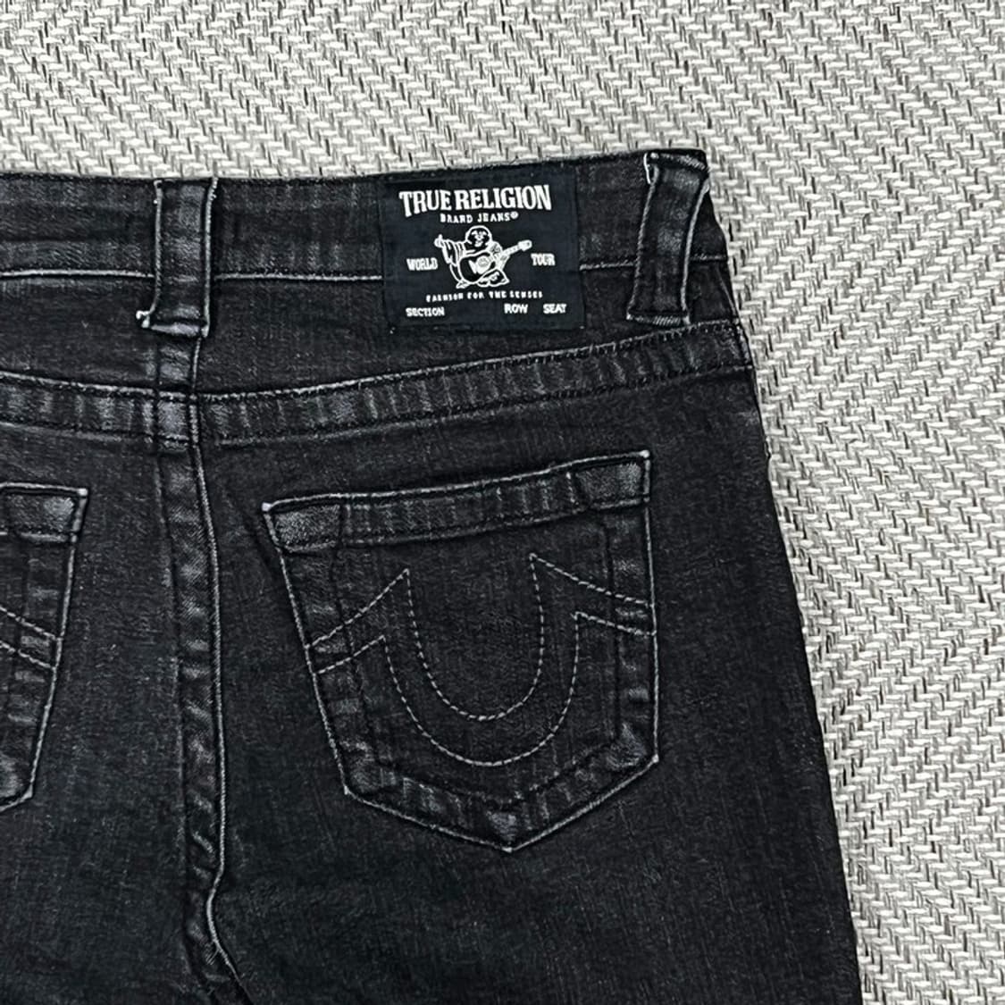 트루릴리전 흑청 로우라이즈 팬츠 v0741 상품이미지5