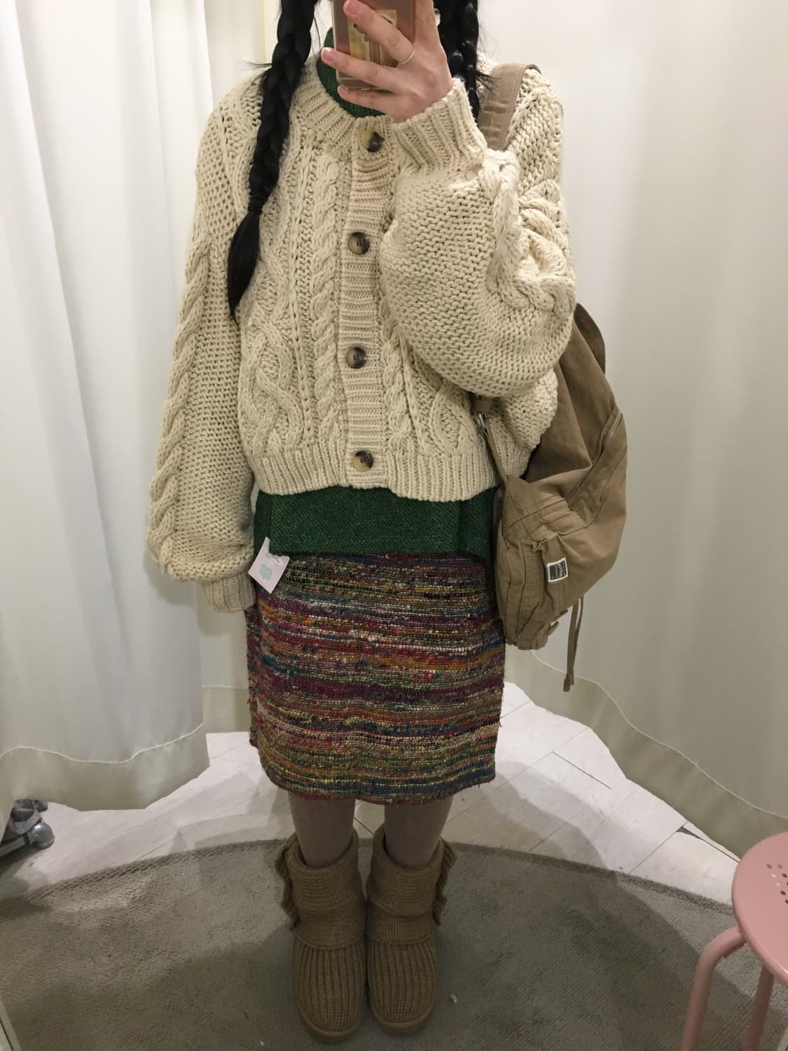 하구미 무지개 스커트 상품이미지3