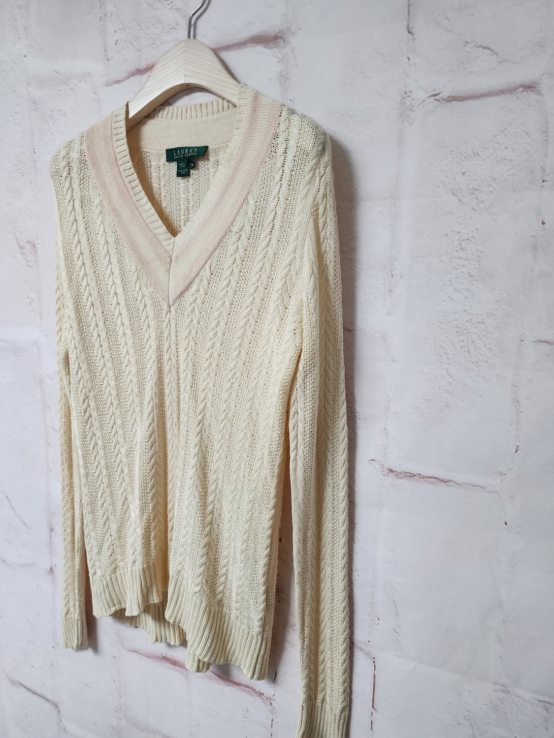 로렌 랄프로렌  브이넥 니트 상품이미지3