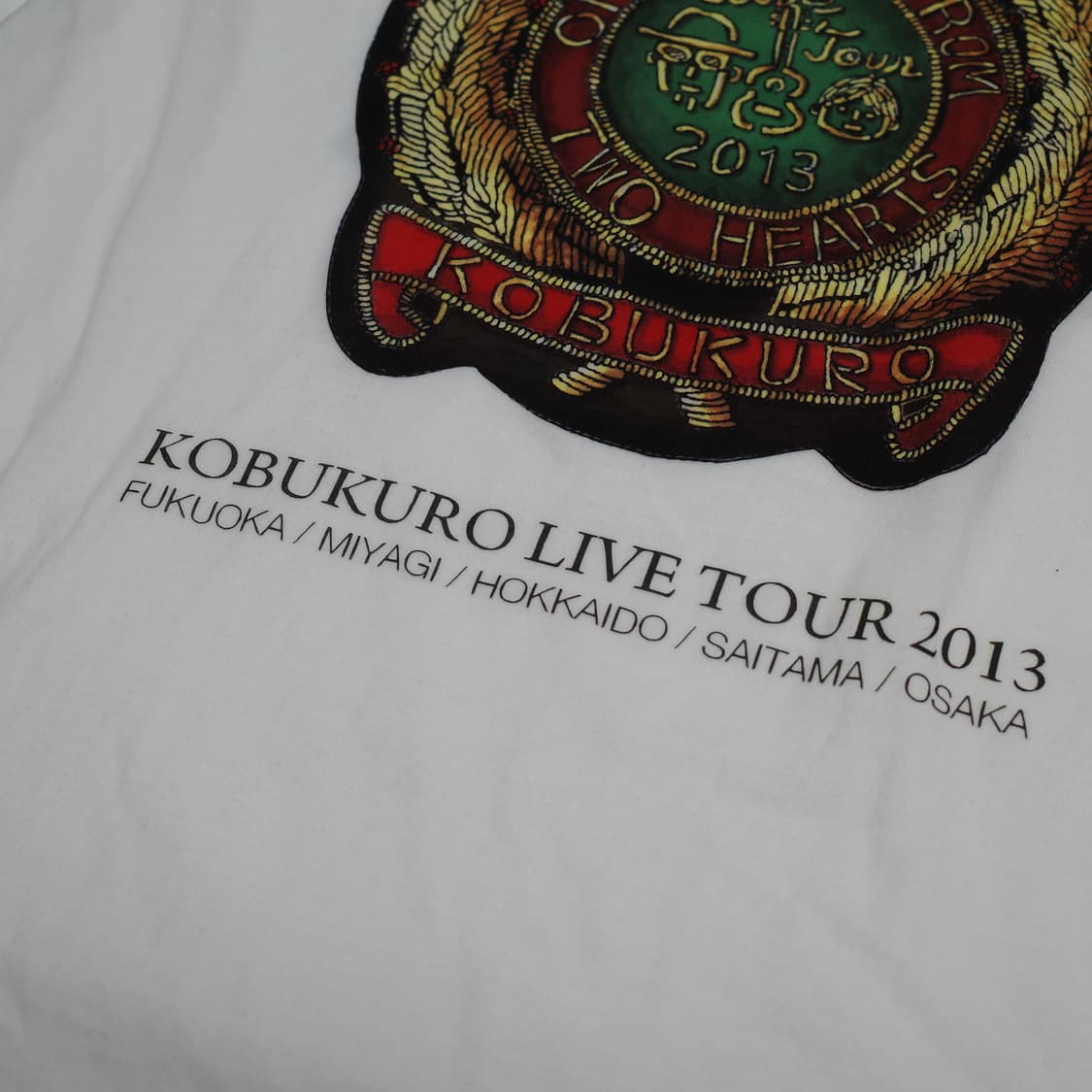 Kobukuro 밴드 라이브투어 기념티셔츠 상품이미지4