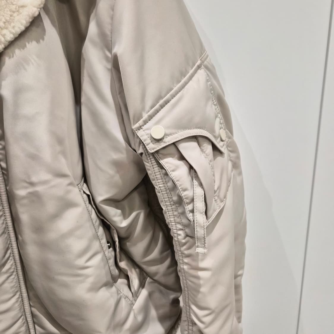 시스템옴므 양털 베이지 자켓 100 상품이미지4